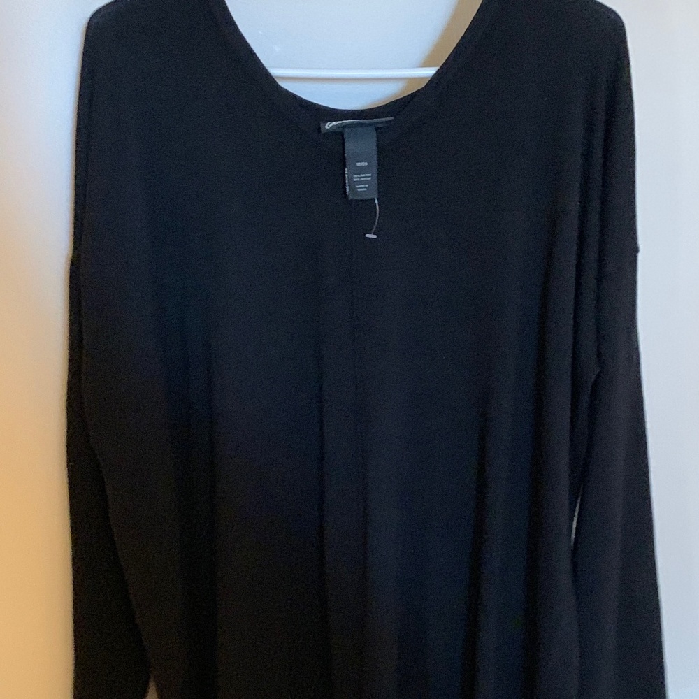 NWOT Black Scoopneck Sweater